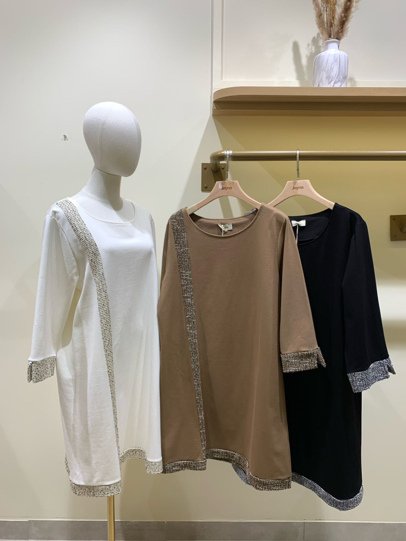 Wholesaler JOYNA - TWEED BLOUSE