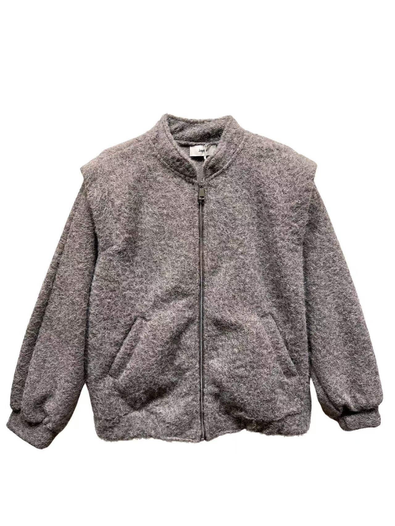 Wholesaler JOYNA - ZIP-UP FELT JACKET