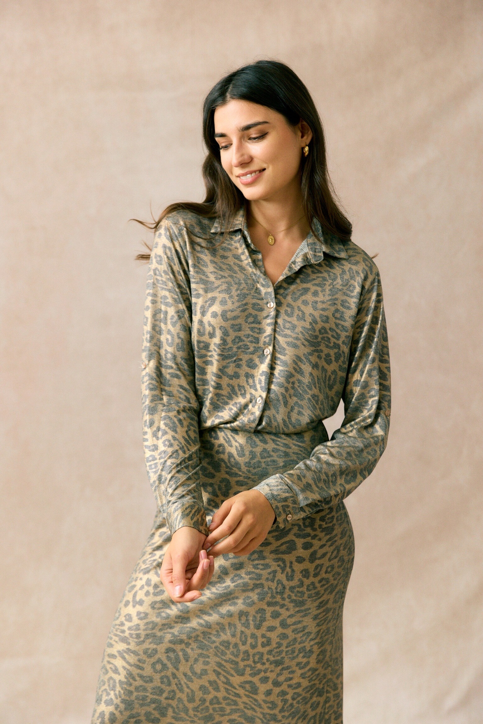 Wholesaler JS Millenium - Shiny Leopard Shirt