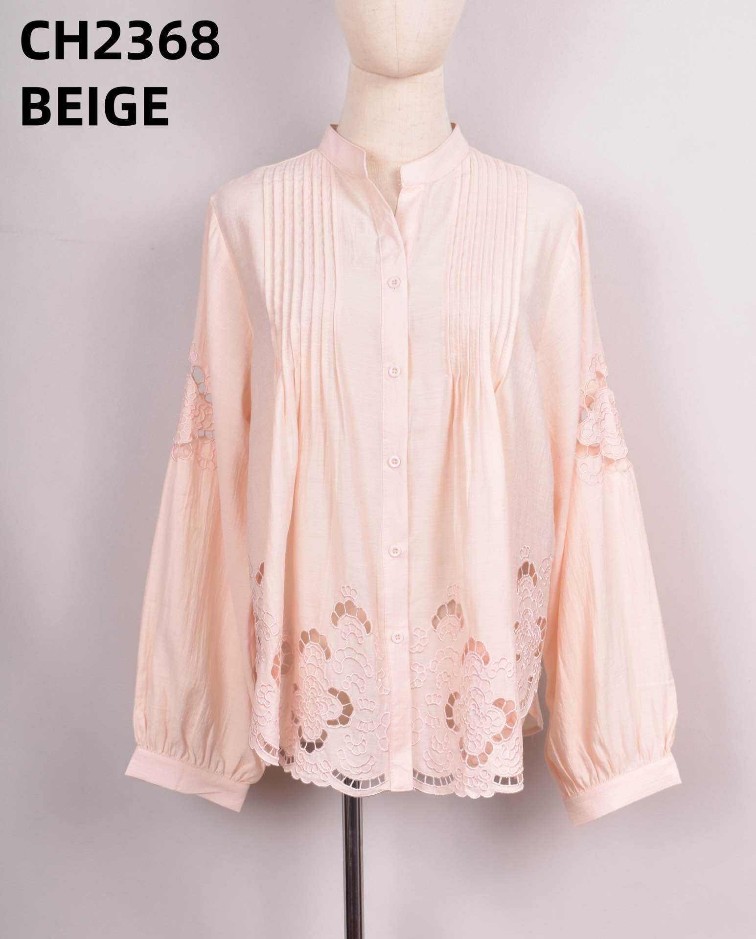 Wholesaler JS Millenium - Fleurie shirt with serrated detail