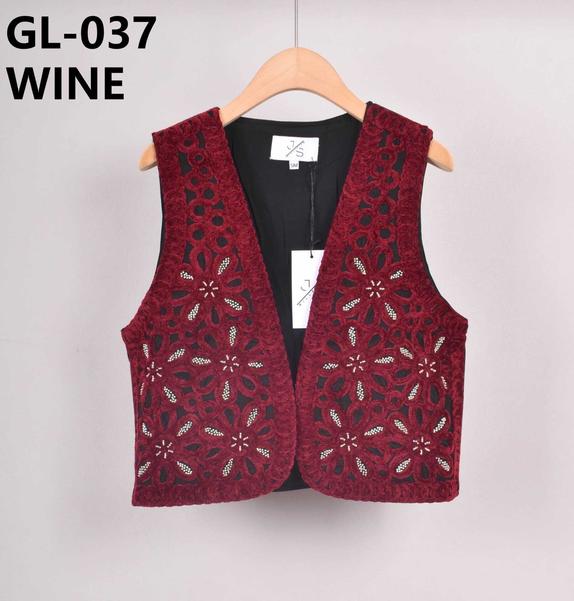 Wholesaler JS Millenium - Embroidered flower -sleeved vest