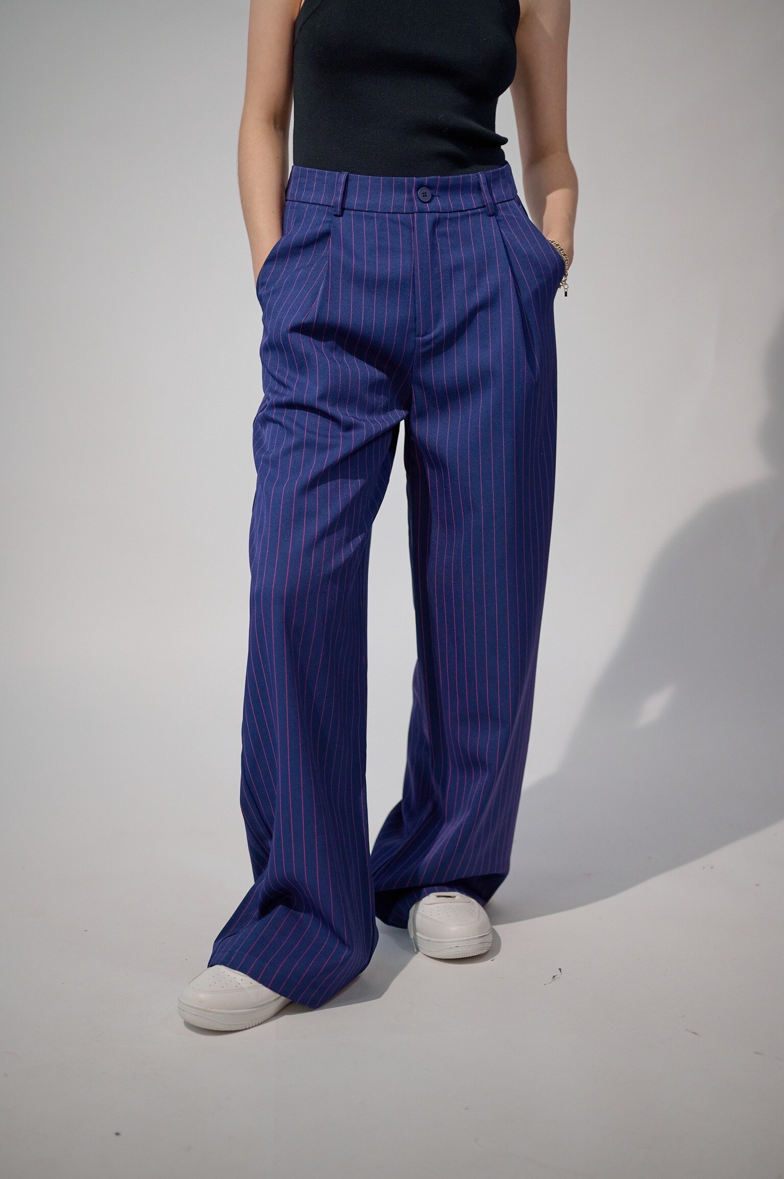 Grossiste JS Millenium - Pantalon évasé à rayures