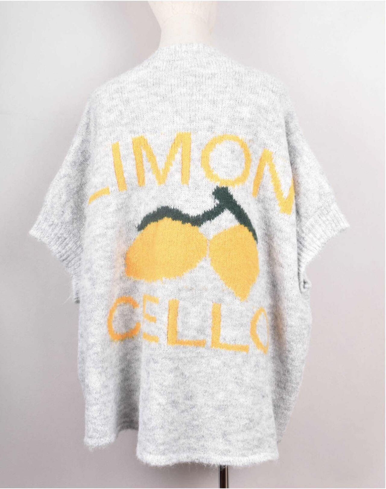 Großhändler JS Millenium - Kurzärmlige, übergroße Citron-Pullover