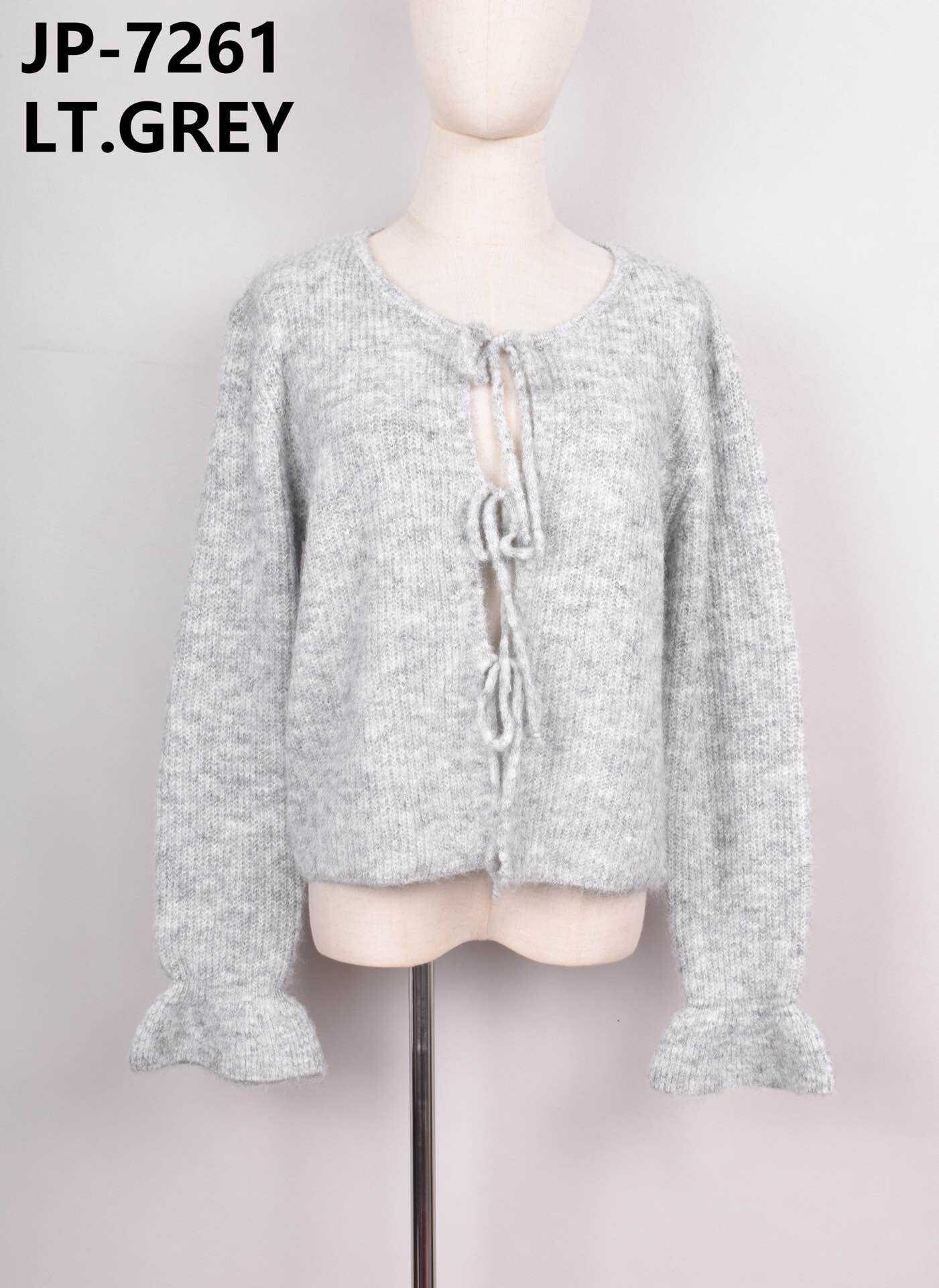 Wholesaler JS Millenium - Knot sweater with puffy sleeves