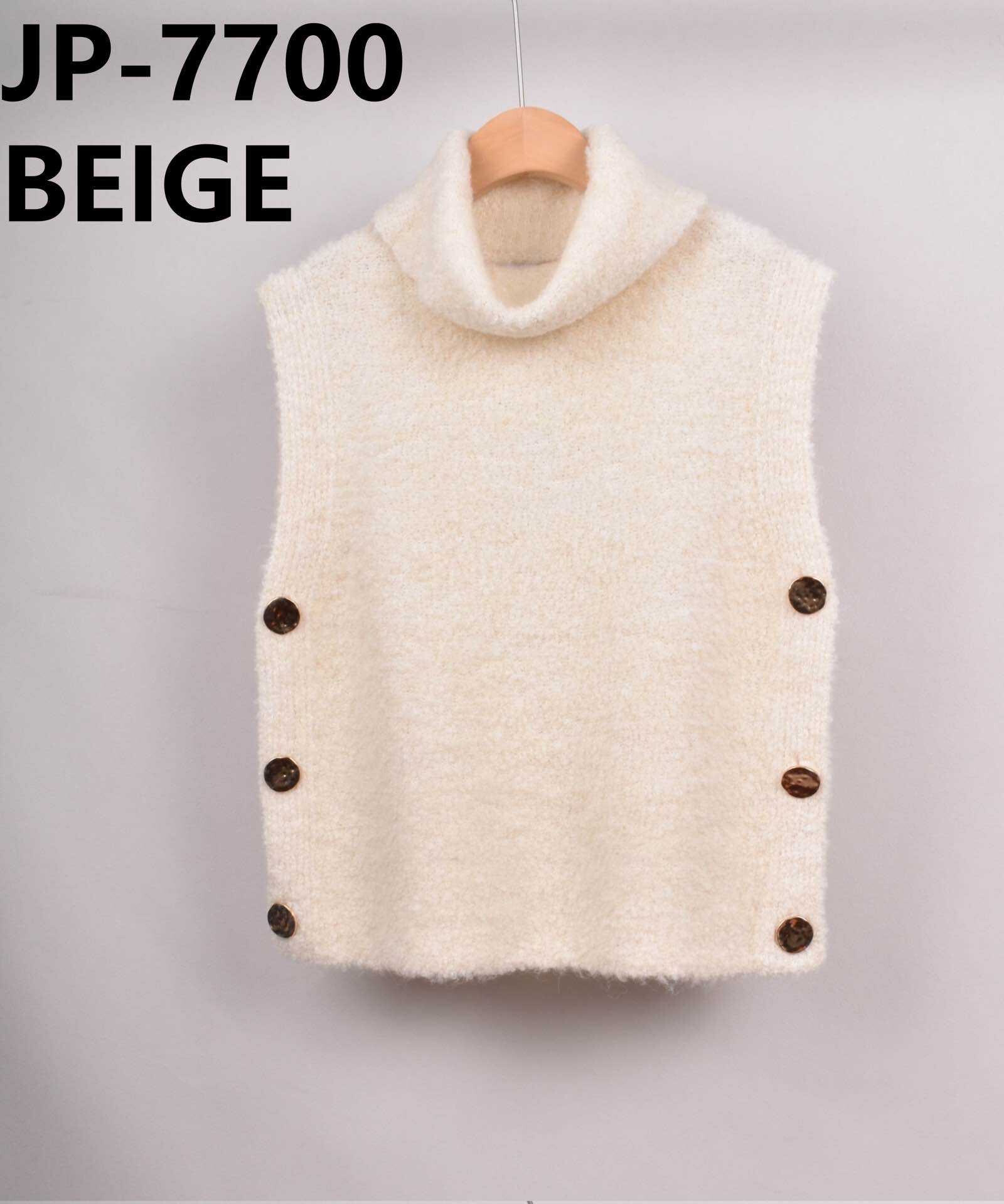 Wholesaler JS Millenium - Sleeveless sweater with large buttons