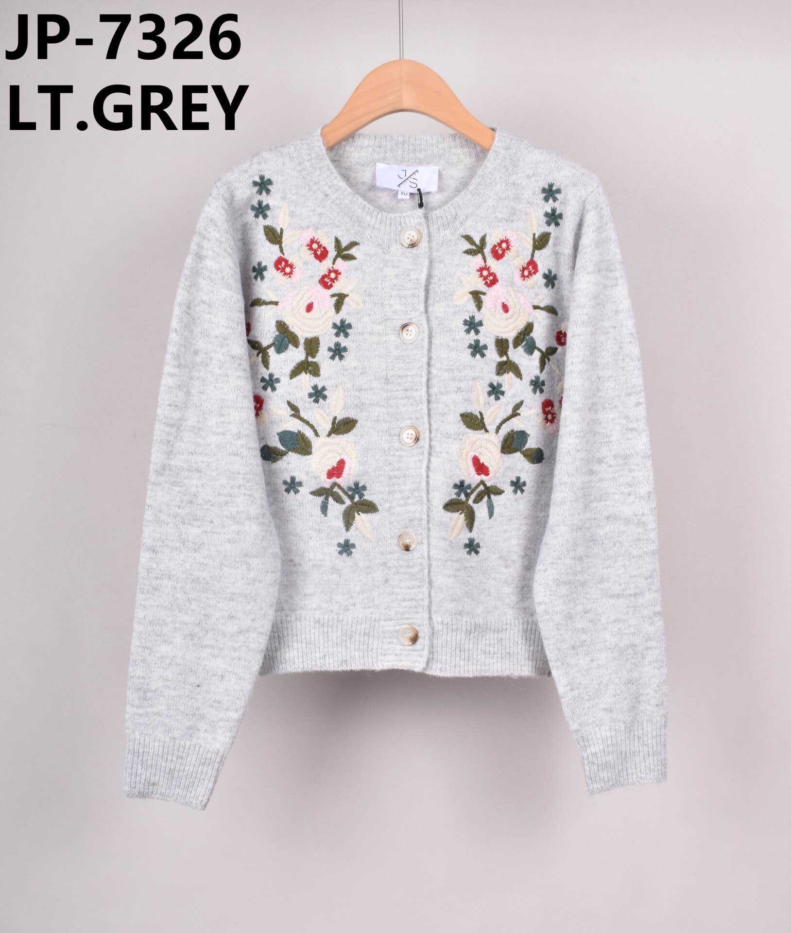 Wholesaler JS Millenium - Embroidered flower sweater