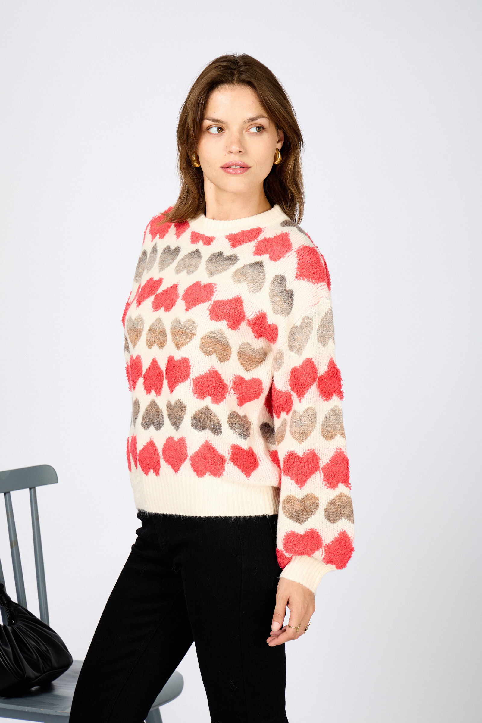 Großhändler JS Millenium - Herzpullover