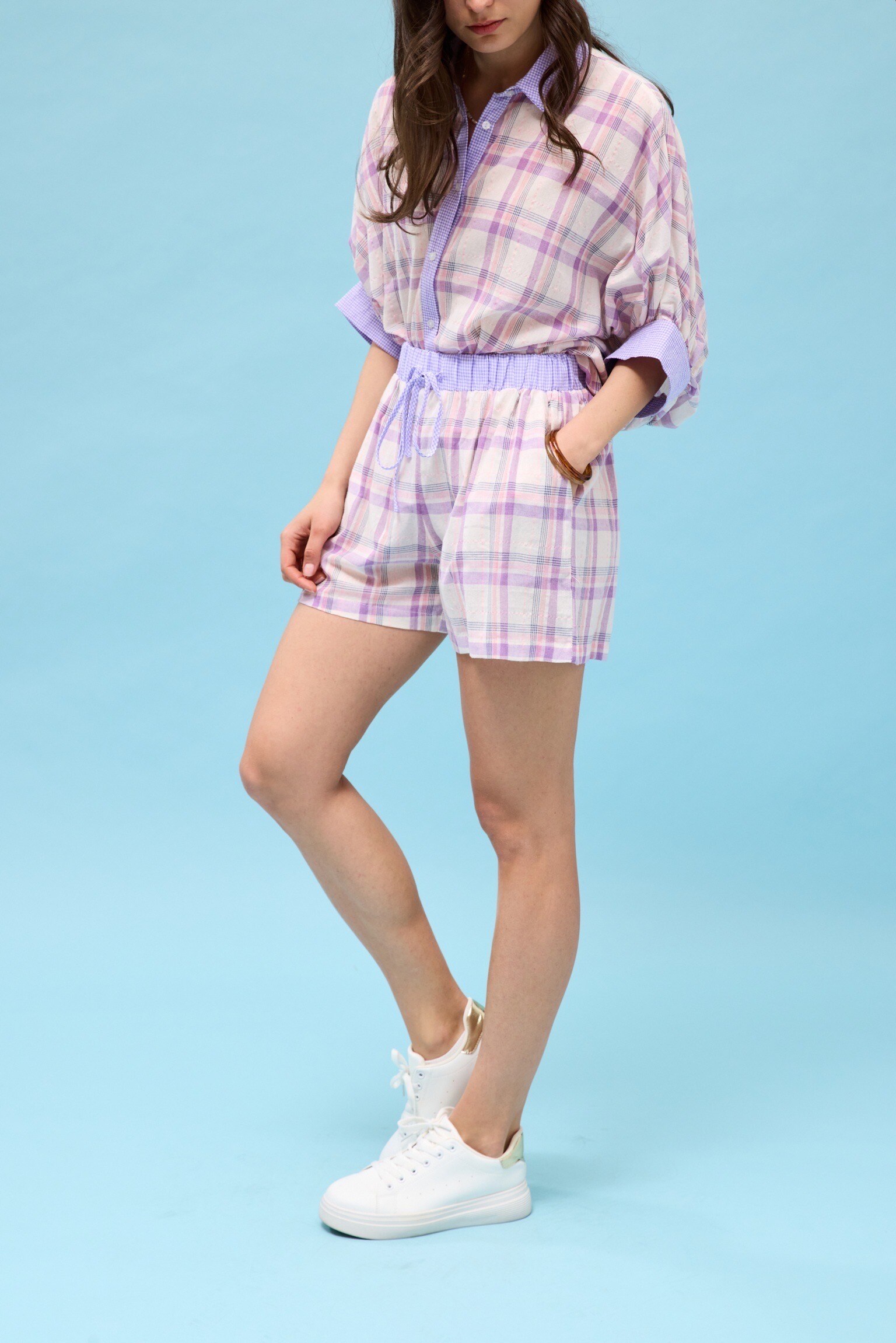 Wholesaler JS Millenium - PLAID SHORTS