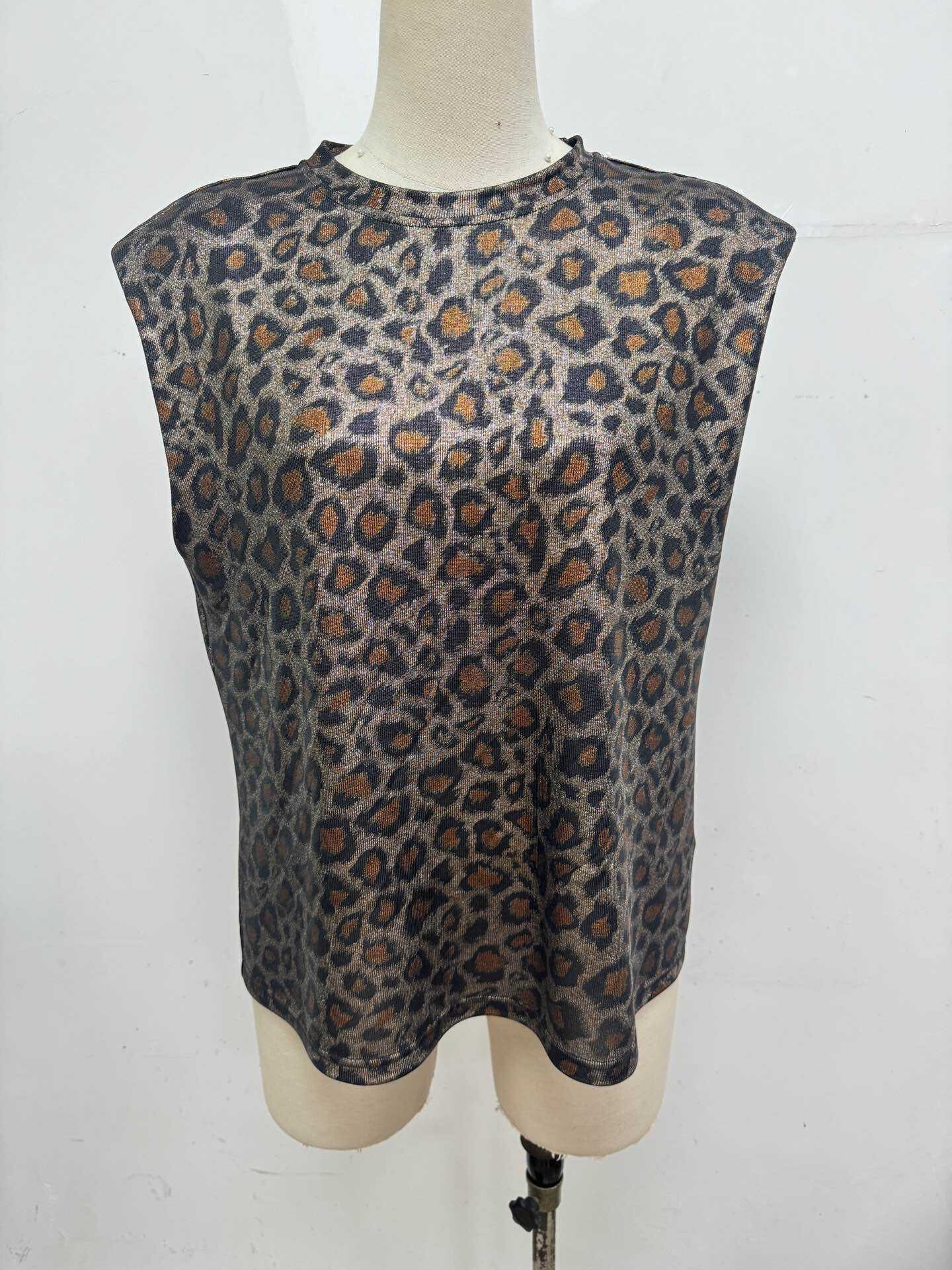 Wholesaler JS Millenium - Shiny Leopard Top
