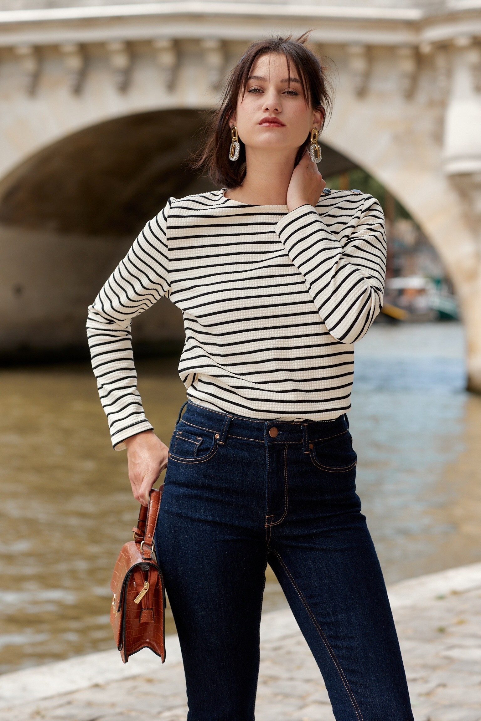 Wholesaler JS Millenium - Top with long sleeves sailor