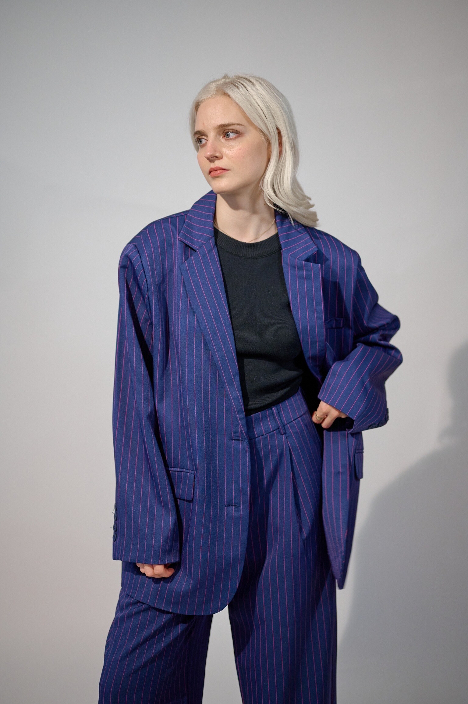 Wholesaler JS Millenium - Oversized striped suit