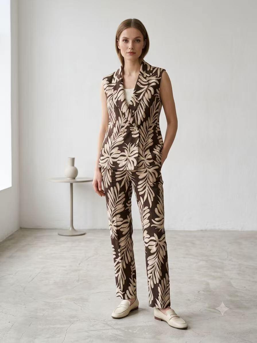 Wholesaler JULIA - Bloom Printed Co-Ord Set