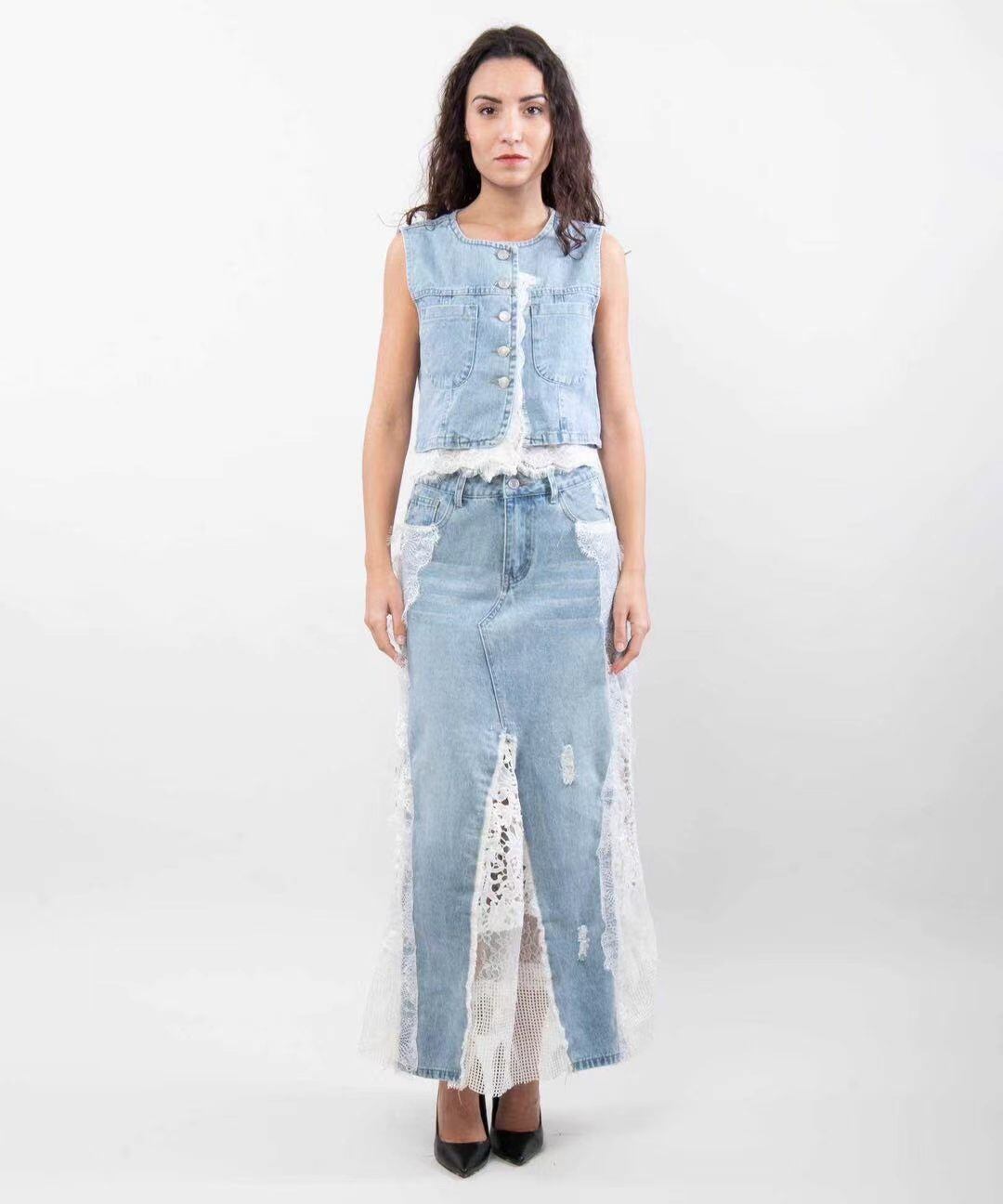 Wholesaler JULIA - Denim skirts