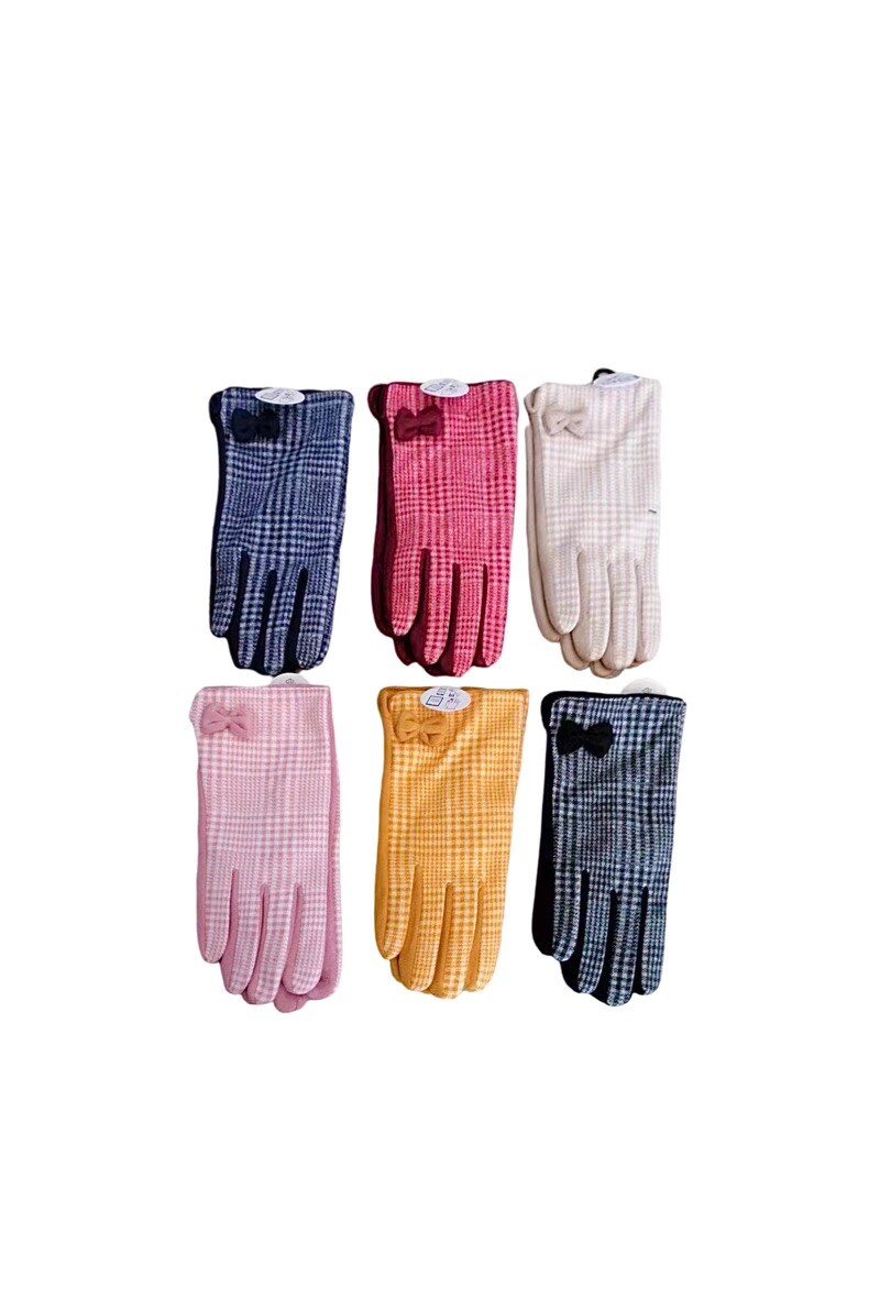 Mayorista JULIET'S&CO - Guantes de invierno para mujer en jaque