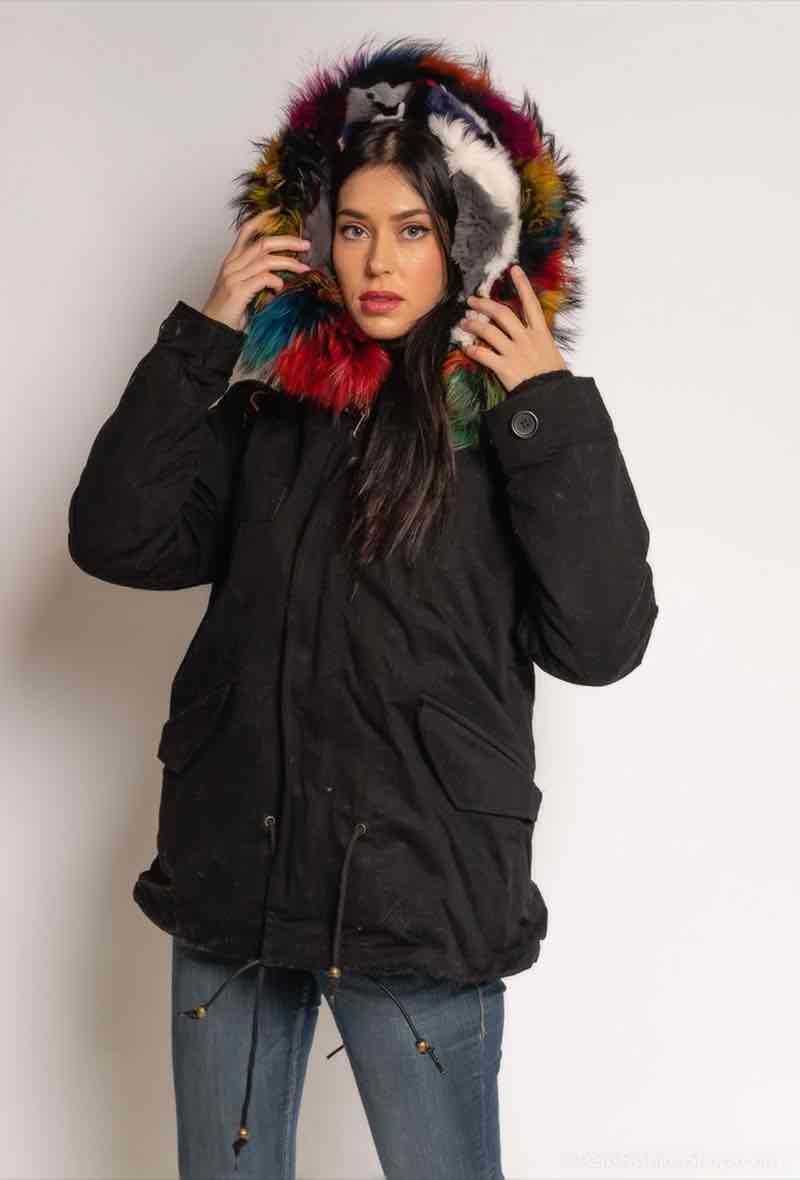 Grossiste JULIET'S&CO - Parka avec doublure en lapin amovible