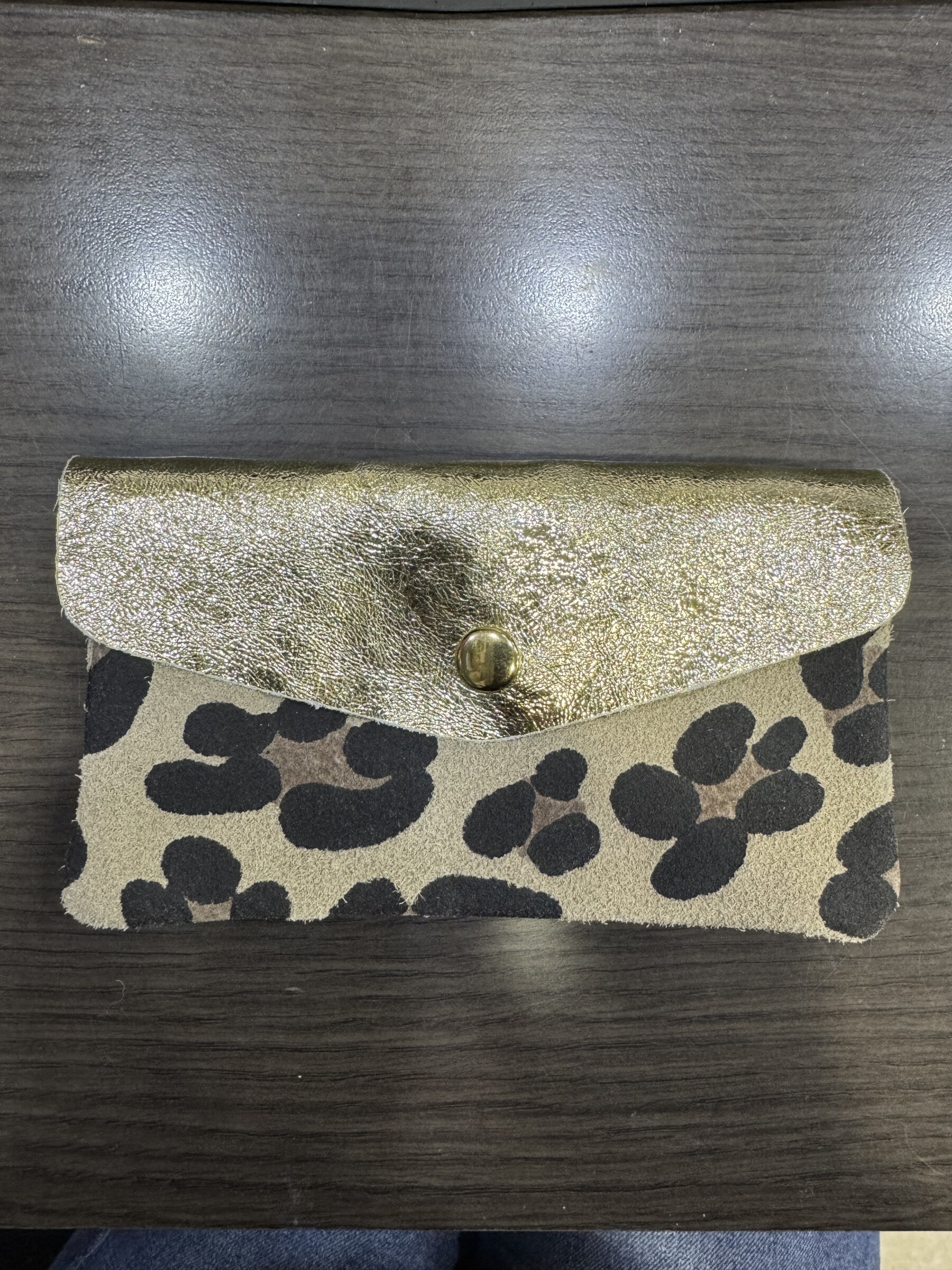 Wholesaler JULIET'S&CO - LEOPARD COIN PURSE IN ITALY COWLEATHER