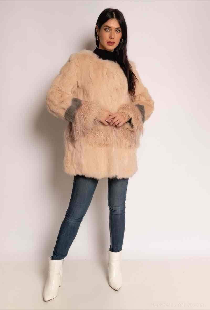 Grossiste JULIET'S&CO - Veste en vraie fourrure