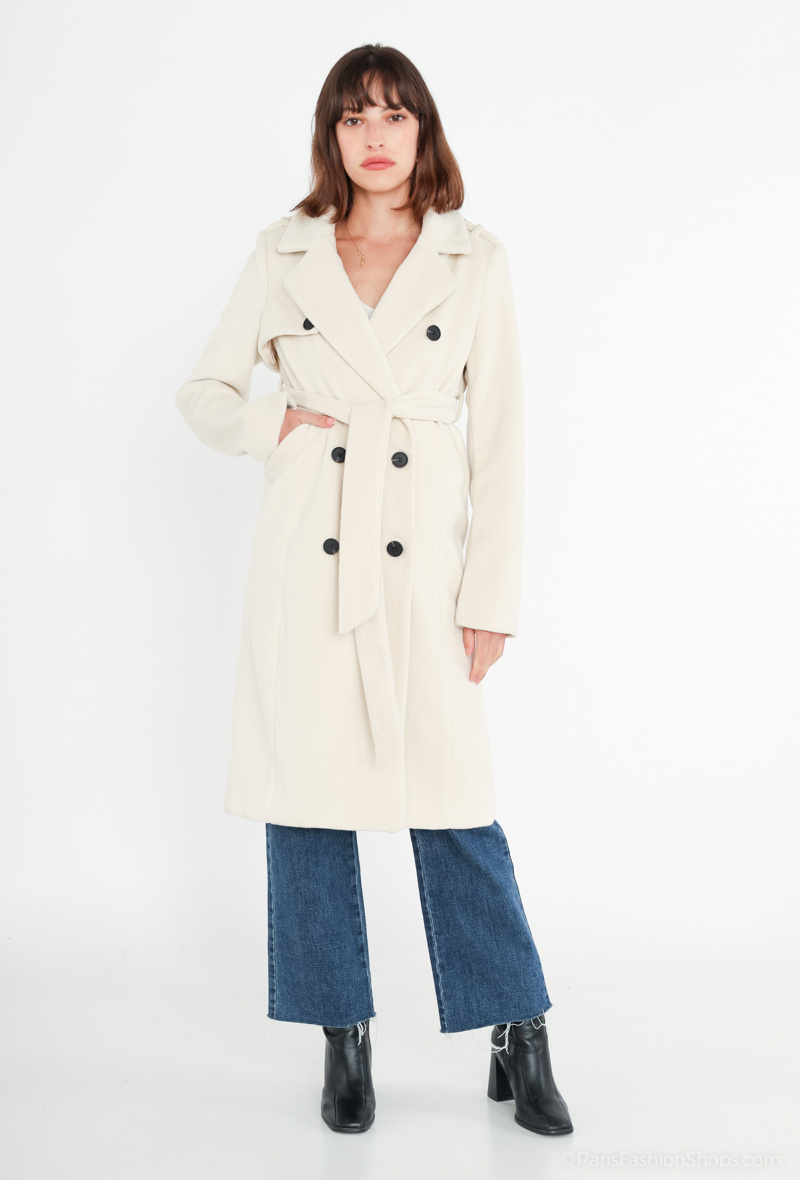 Wholesaler Jusdepom&Co - Basic fitted coat