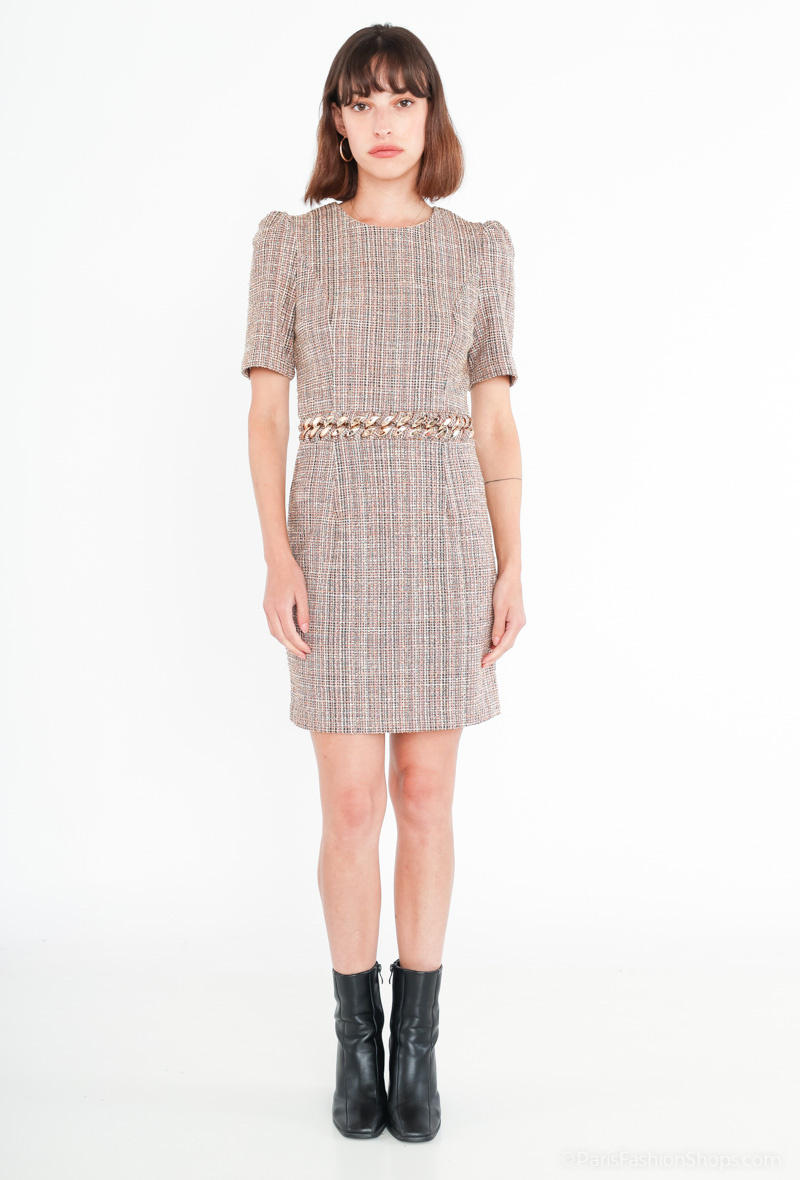 Wholesaler Jusdepom&Co - tweed dress ajusted