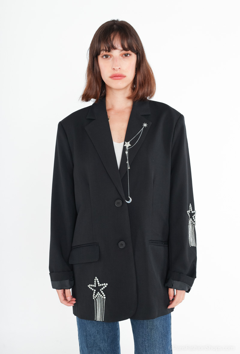 Wholesaler Jusdepom&Co - Oversized blazer with stars