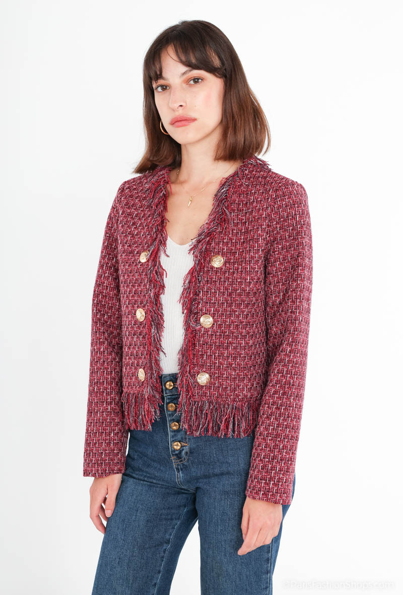 Wholesaler Jusdepom&Co - short jacket with gold buton