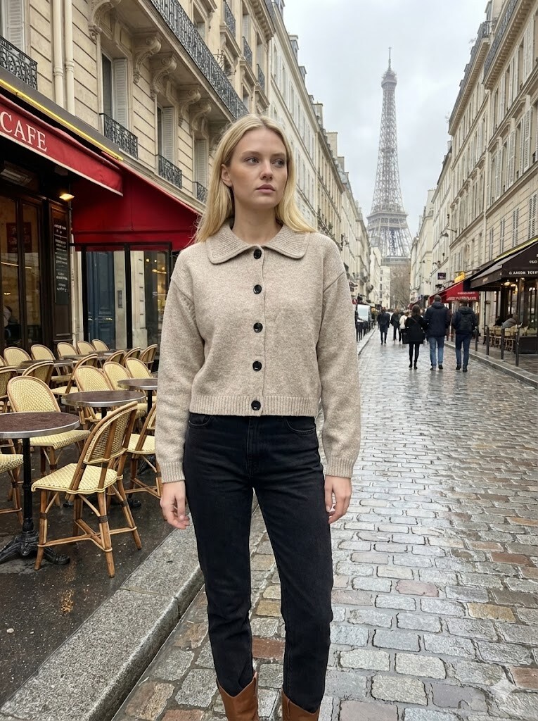 Grossiste Justine&co - Gilet casual