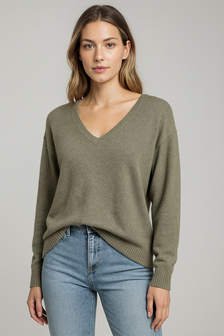 Grossiste Justine&co - Pull col V