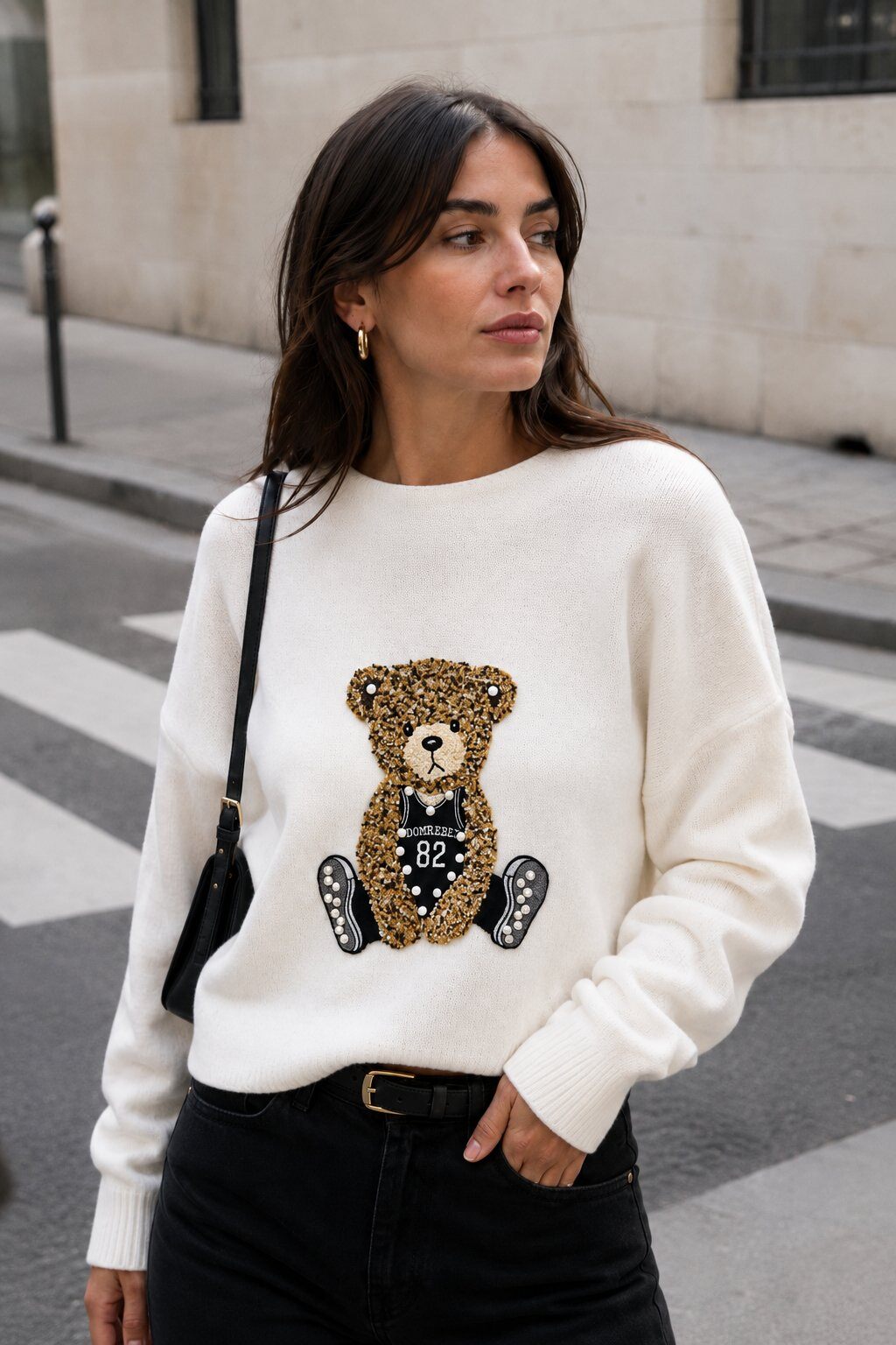 Grossiste Justine&co - Pull en maille