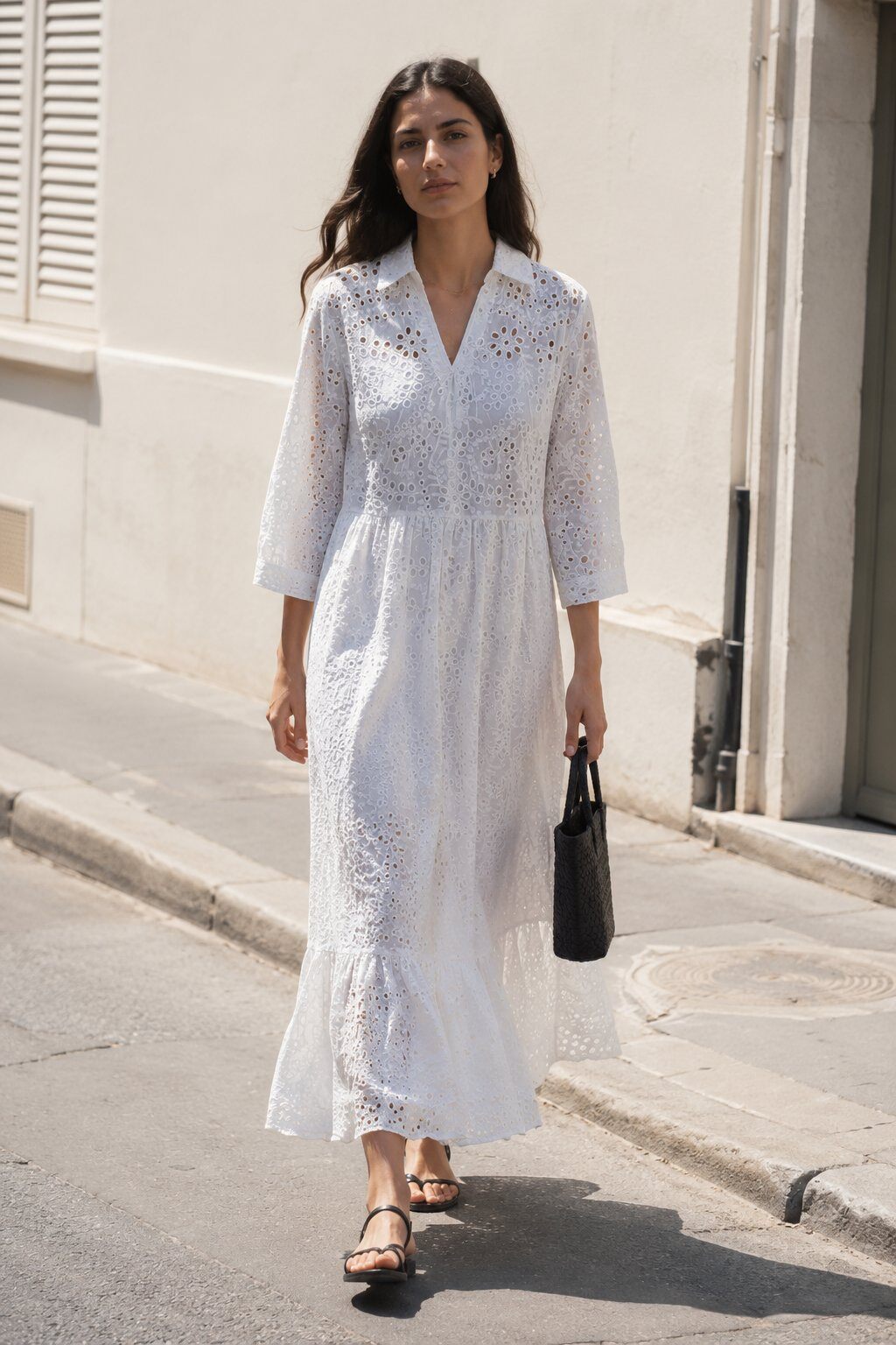 Wholesaler Justine&co - Dress with mid-length sleeves