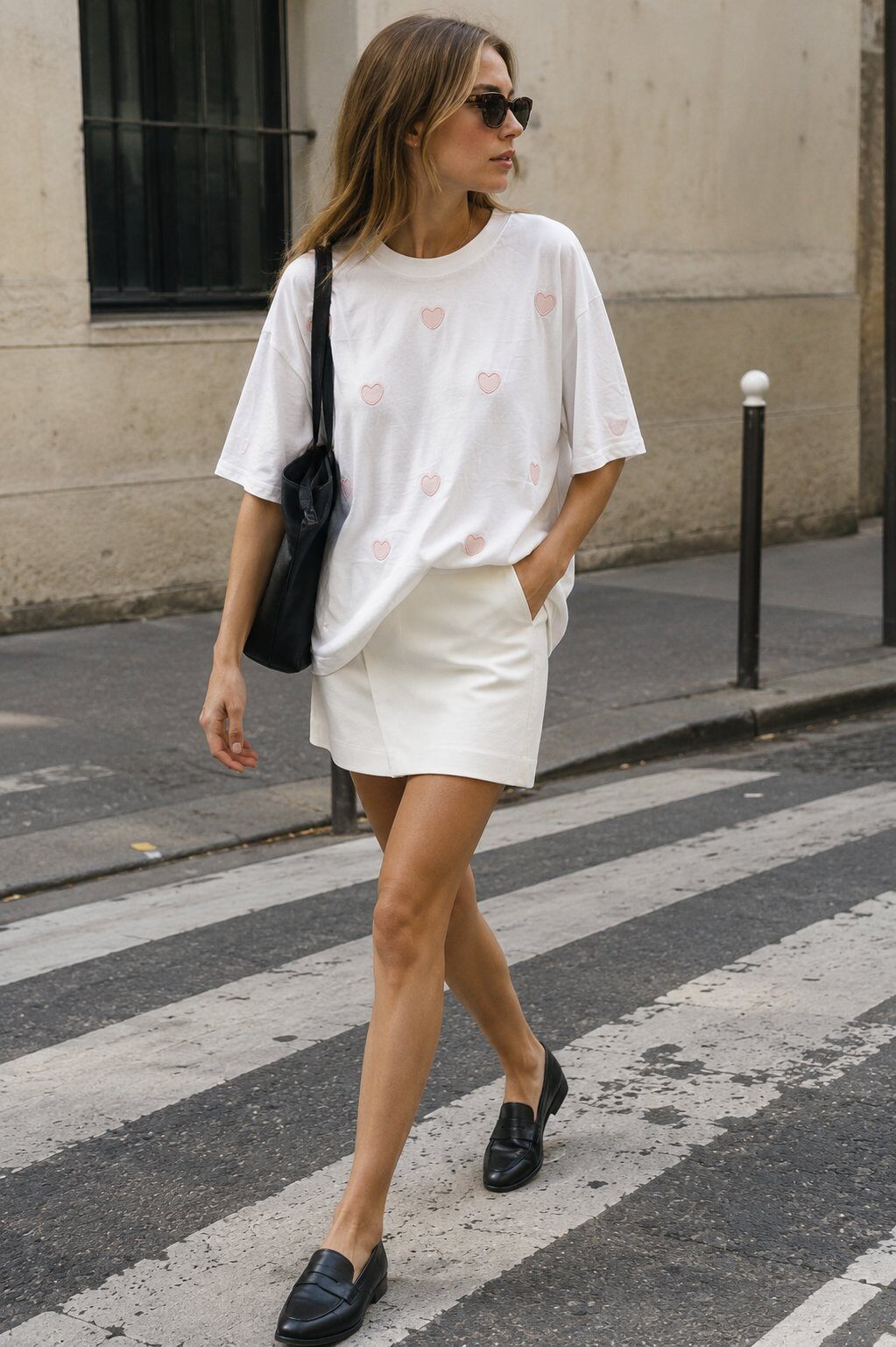 Grossiste Justine&co - T-shirt oversize