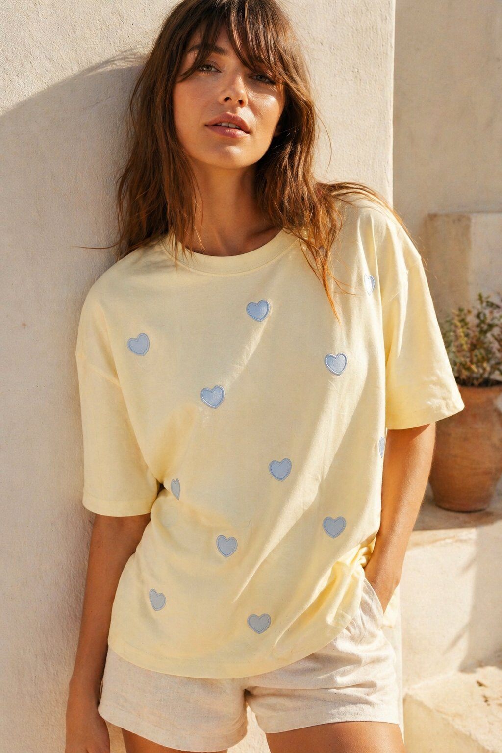 Großhändler Justine&co - Oversize-T-Shirt