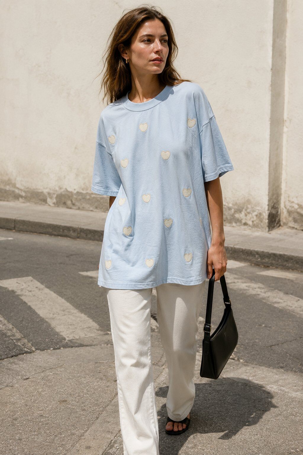 Grossiste Justine&co - T-shirt oversize