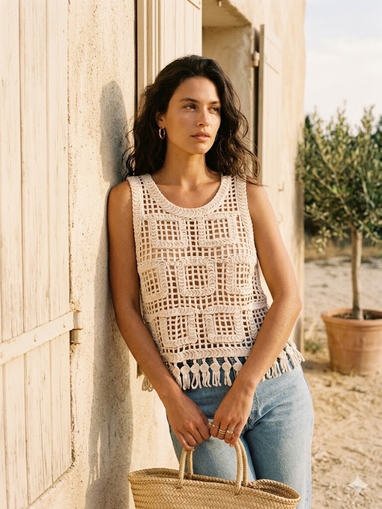 Wholesaler Justine&co - Crochet top