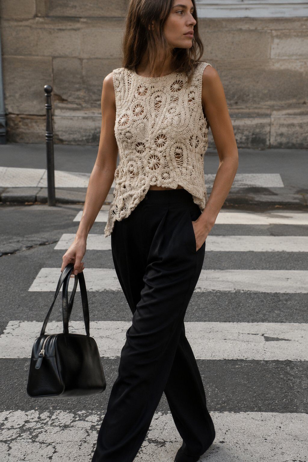 Wholesaler Justine&co - Crochet top