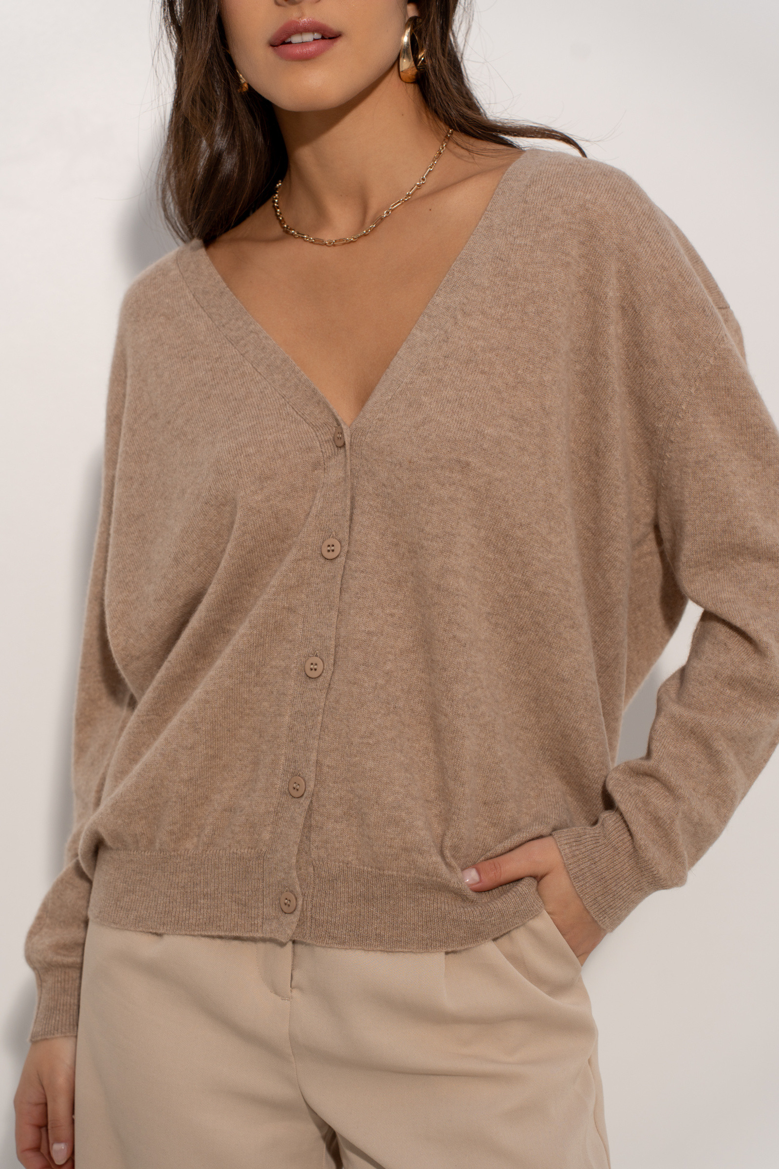 Mayorista jw.atelier - Cárdigan oversize de 100% cachemir