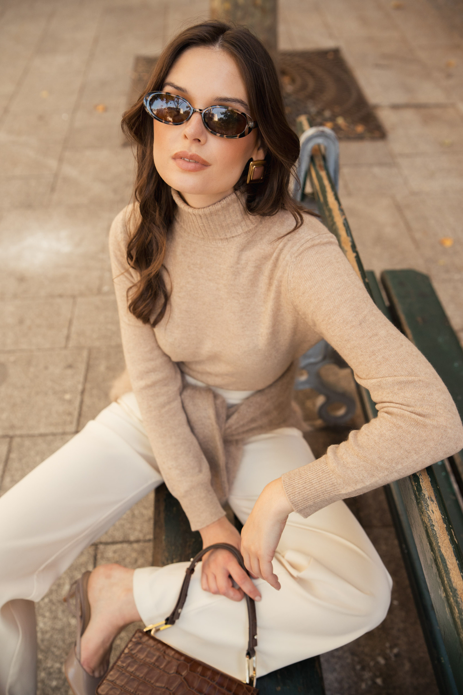 Grossiste jw.atelier - Pull 100% cachemire col roulé