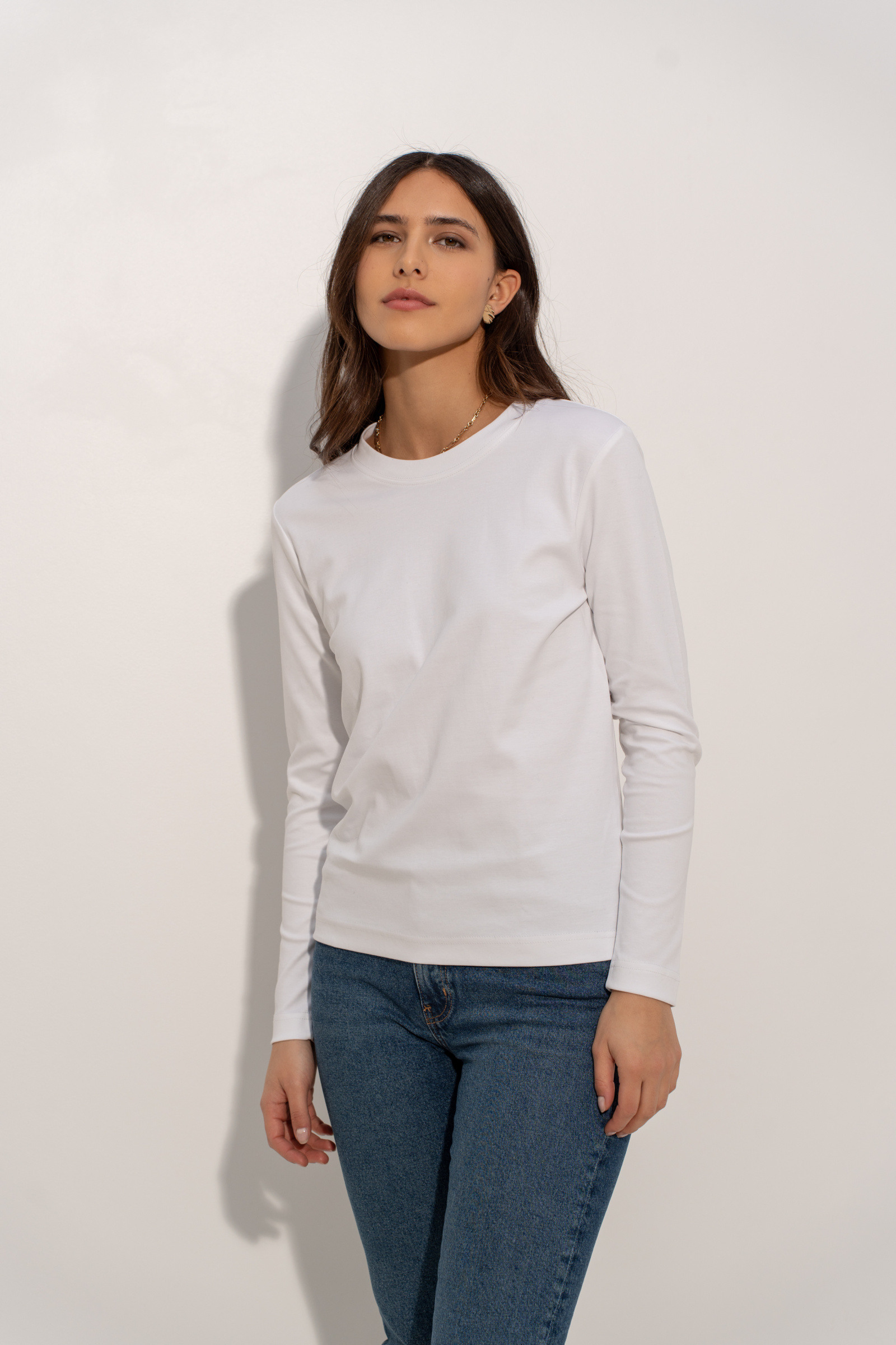 Grossista jw.atelier - T-shirt a maniche lunghe 100% cotone premium