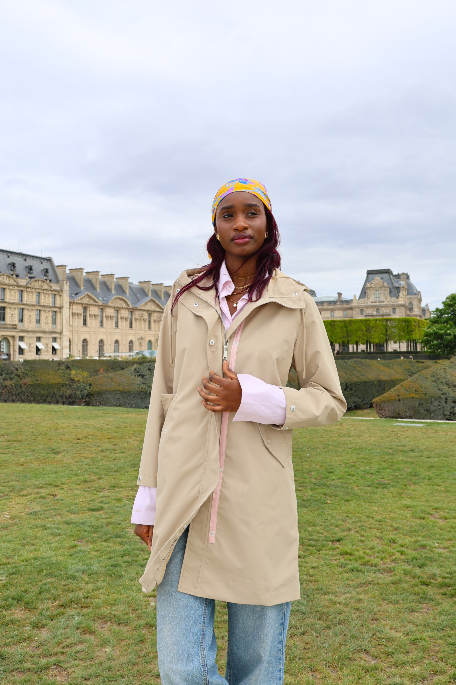 Großhändler K-ZELL Paris - Langer Parka mit Kapuze