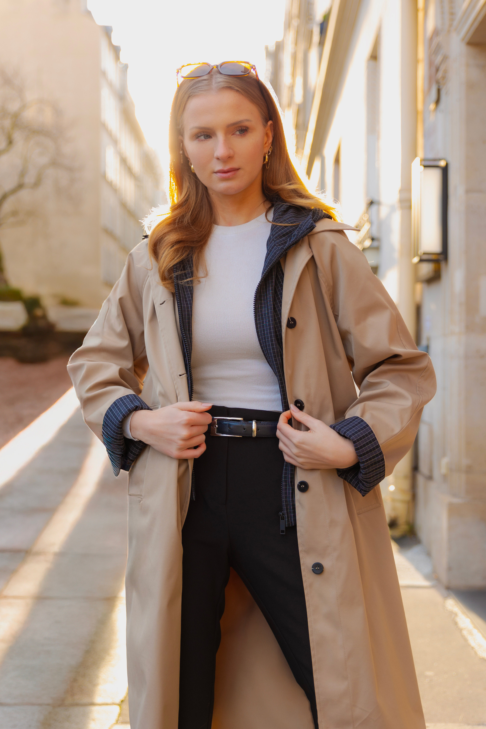 Grossiste K-ZELL Paris - PARKA FAUX 2 PIÈCES AVEC CAPUCHE CONTRASTÉ