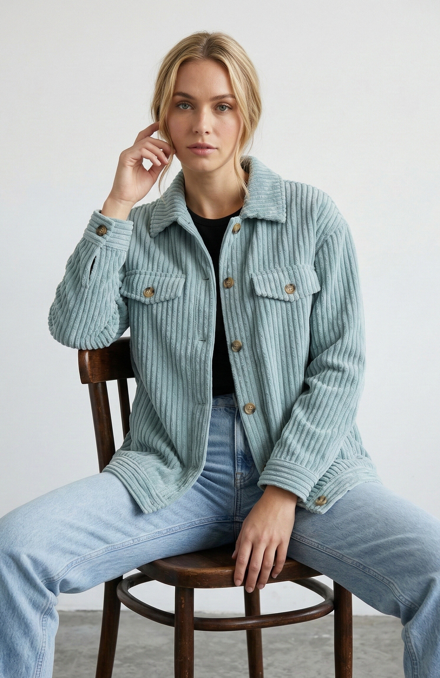 Wholesaler K-ZELL Paris - Corduroy shirt jacket