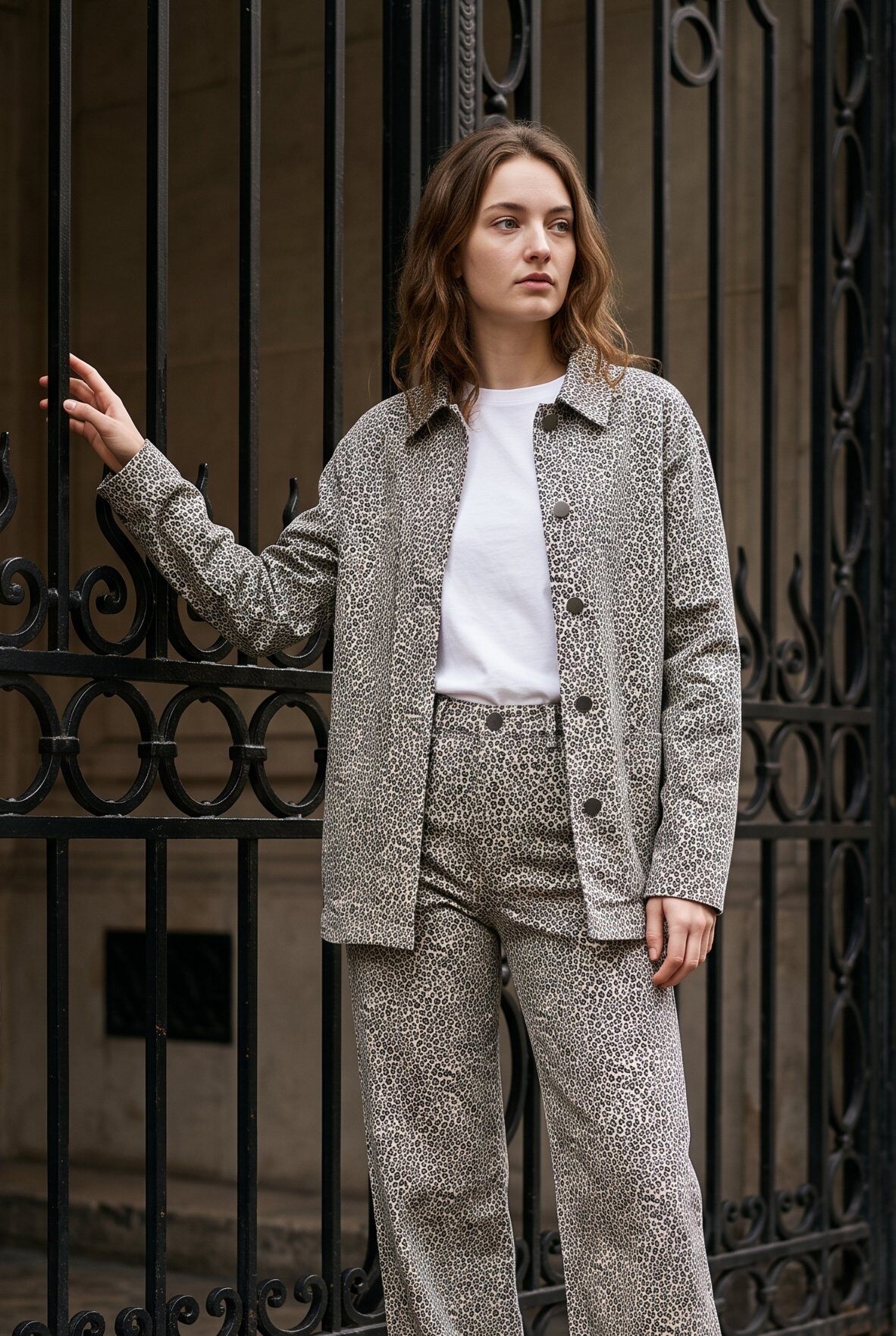 Grossiste K-ZELL Paris - Veste surchemise à imprimé animalier
