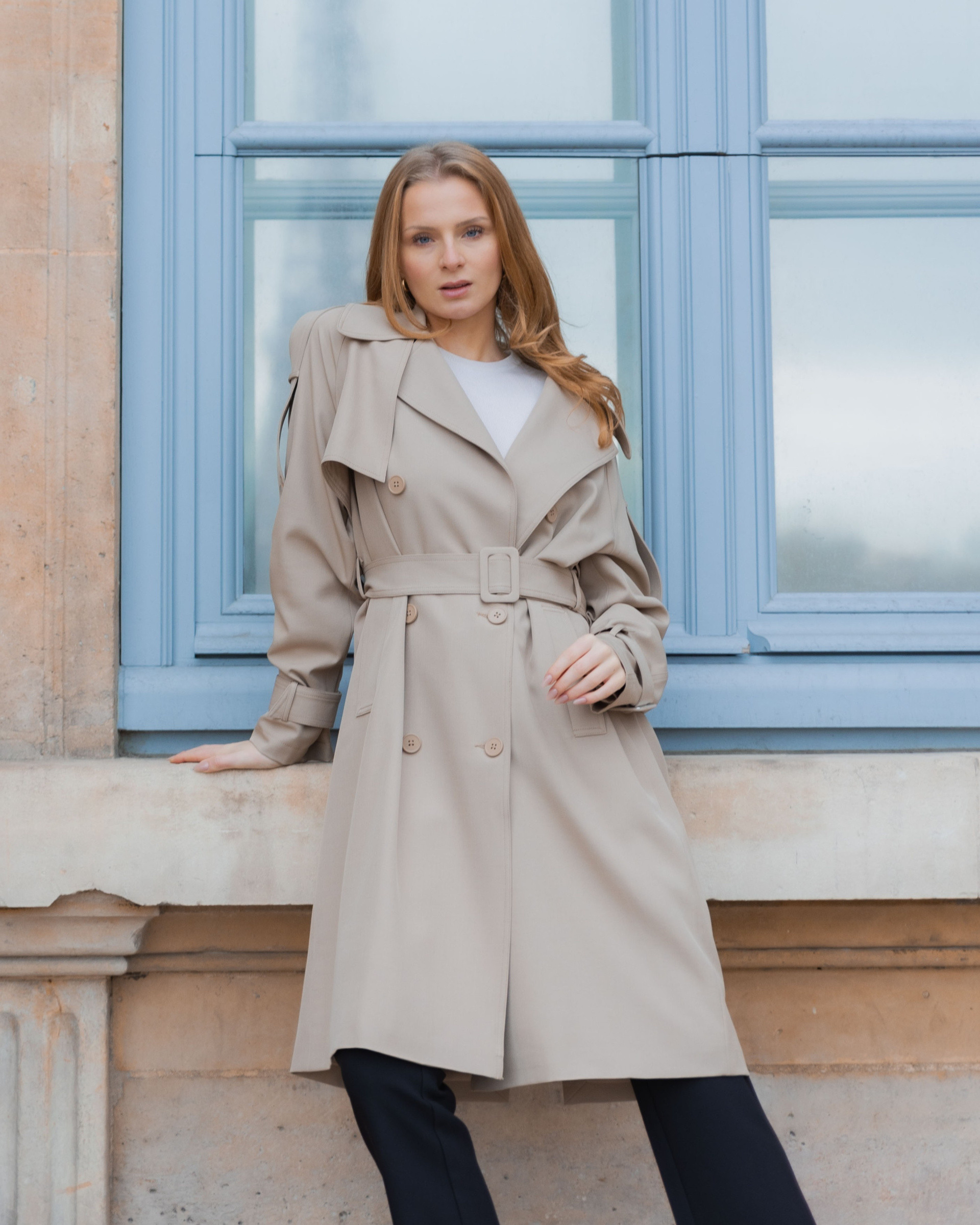 Grossiste K-ZELL Paris - Trench long à ceinture