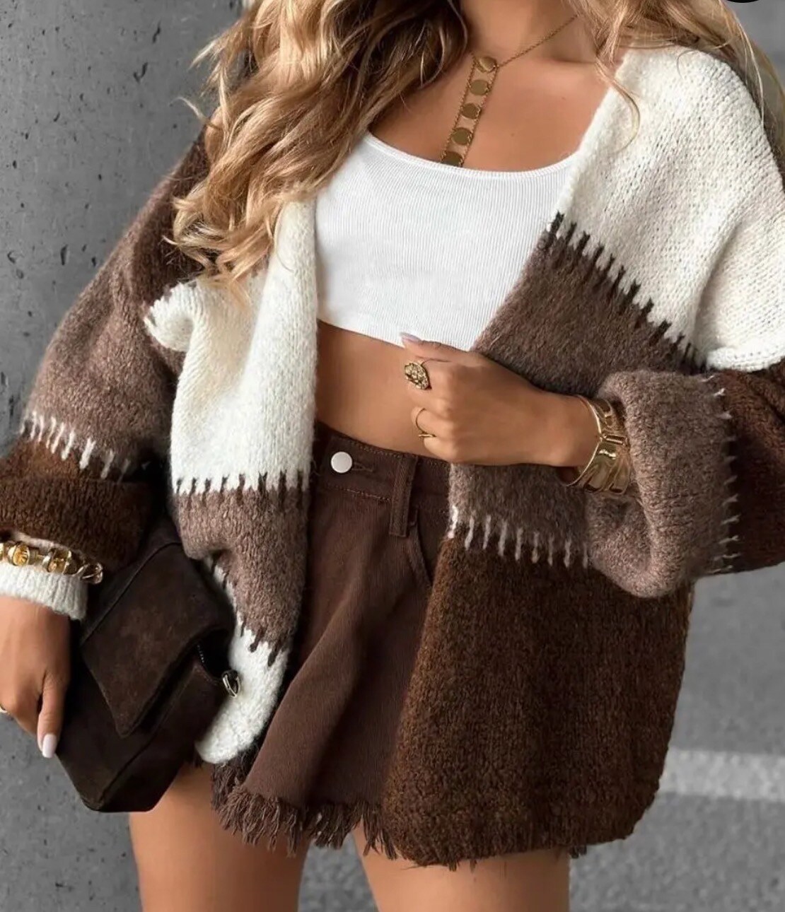 Grossiste Kaia - Gilet patchwork
