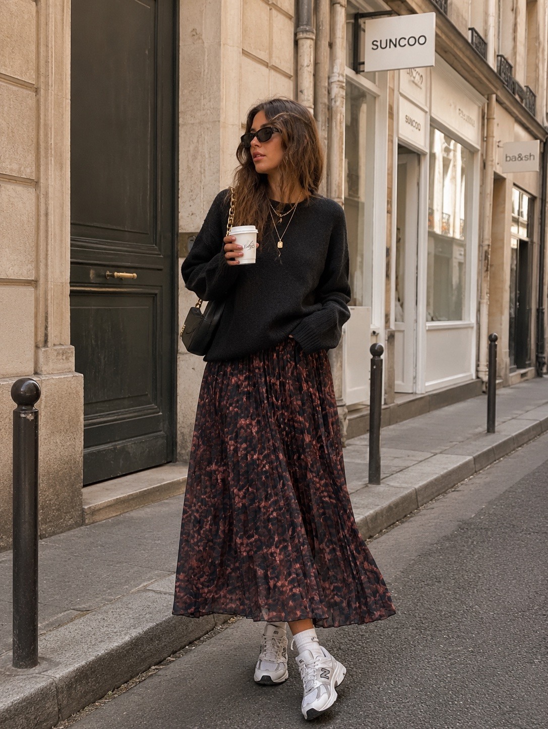 Grossiste Kaia - Jupe midi plissée