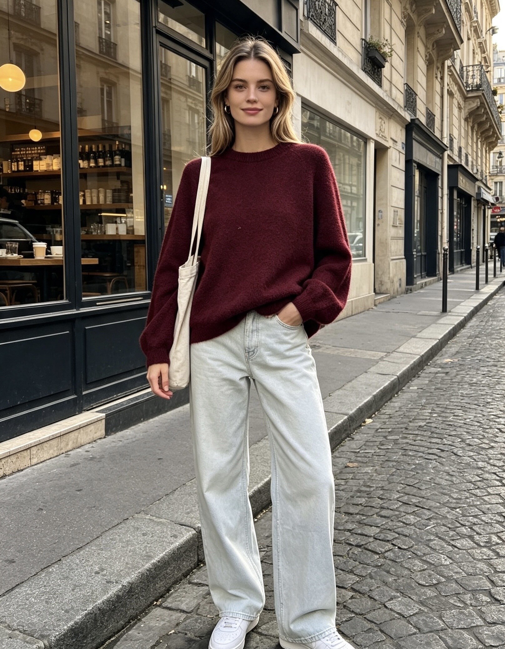 Wholesaler Kaia - Relaxed fit crew neck sweater