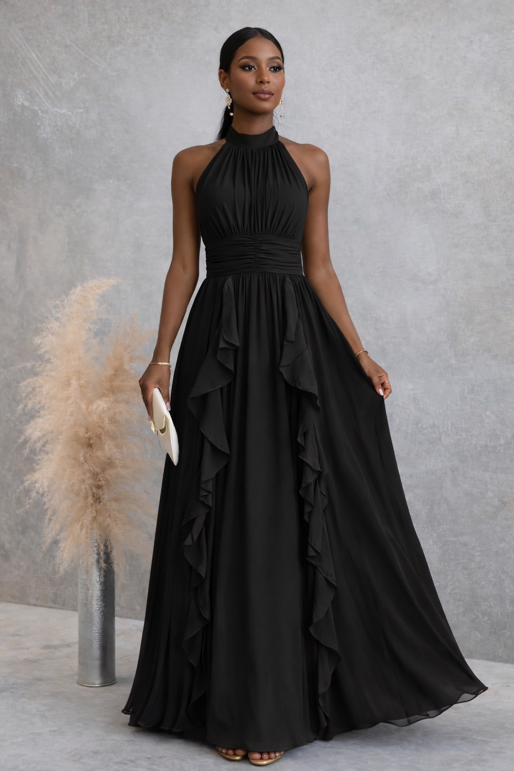 Grossiste Kaia - Robe à encolure américaine