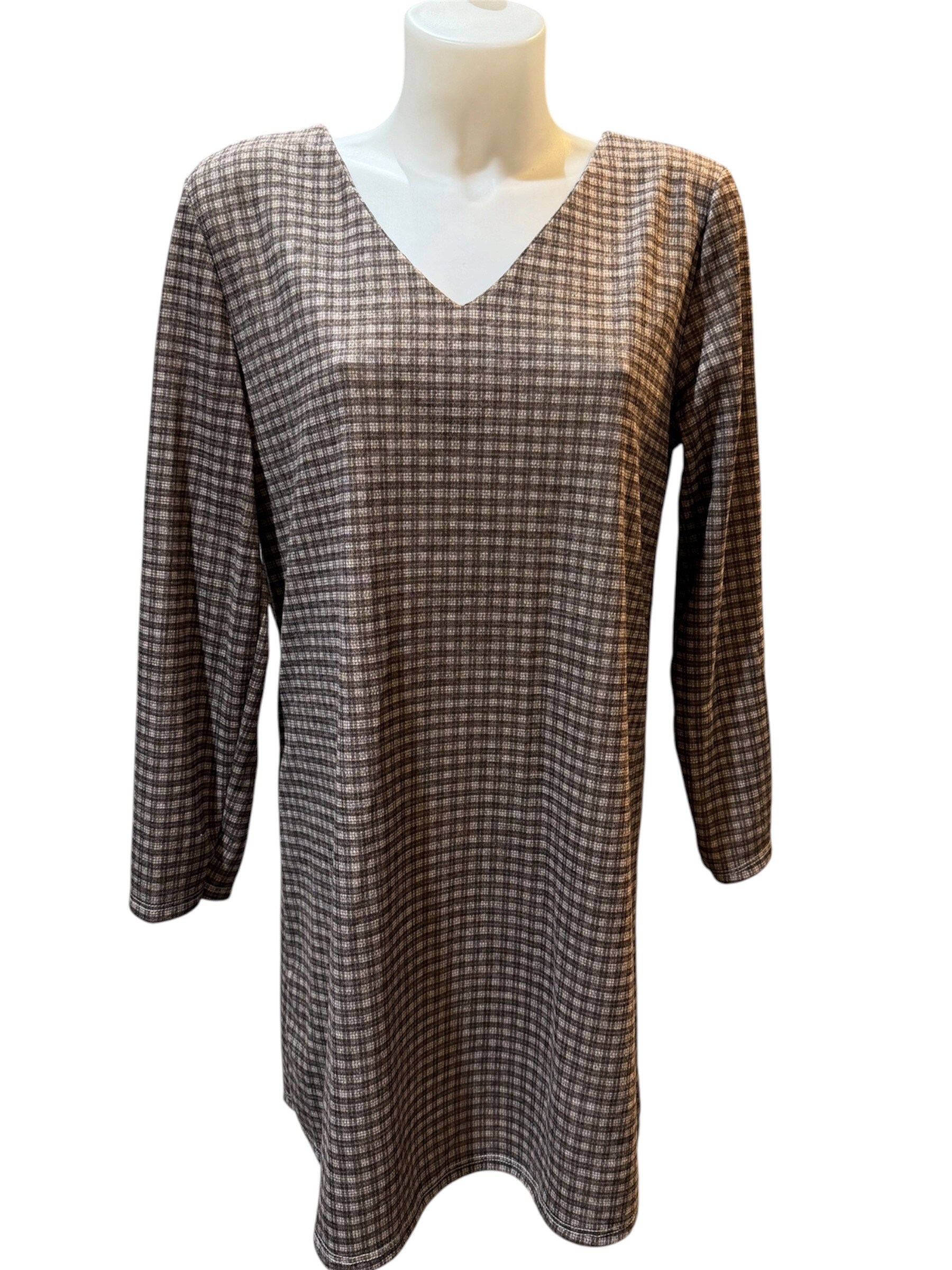 Großhändler Kaia - Fließendes Kleid mit Druck und Knotendetail