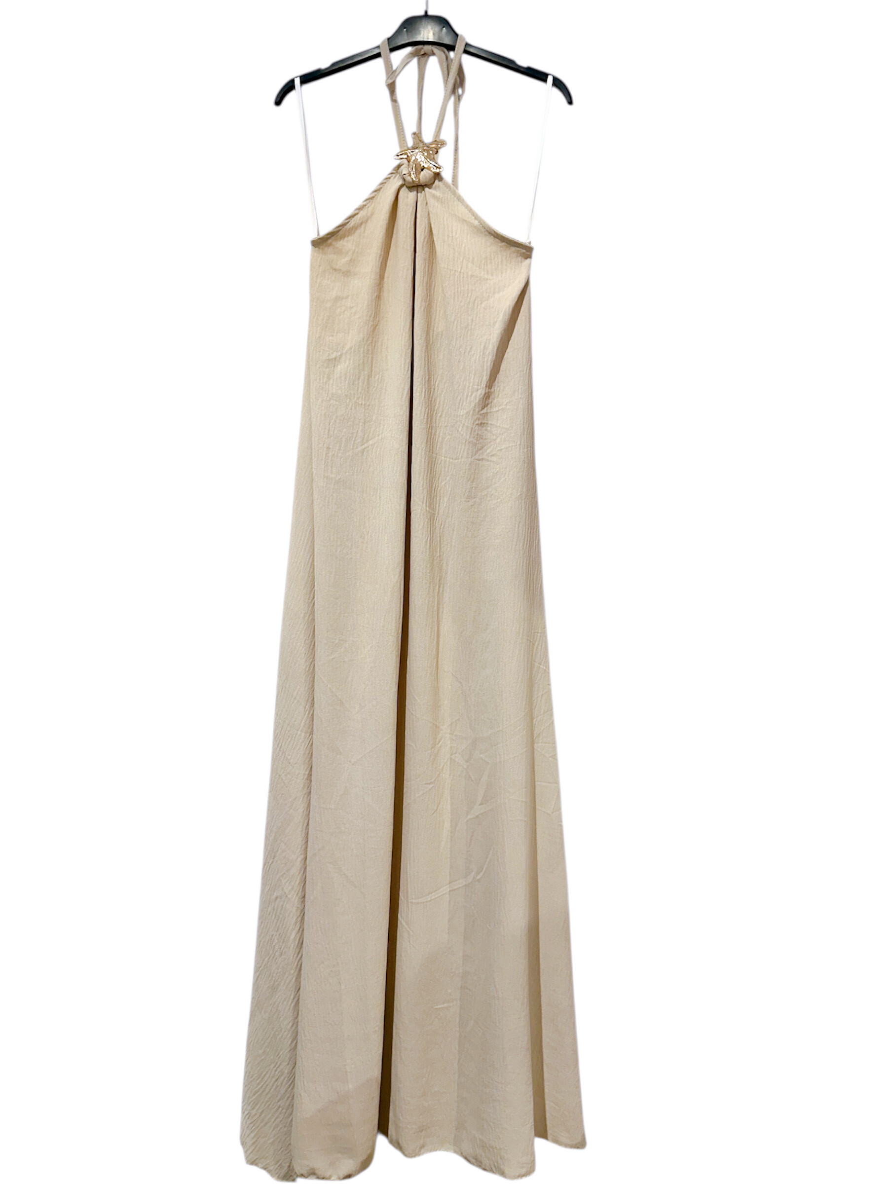 Mayorista Kaia - vestido sin mangas con detalles dorados