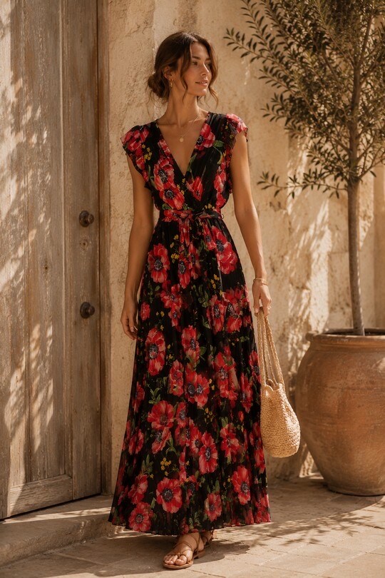 Wholesaler Kaia - Printed maxi dress