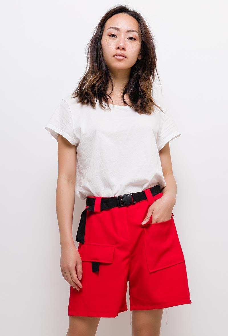 Mayorista Kaia - Shorts con cinturón